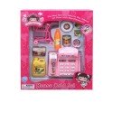 Scankassa roze met accessoires