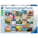 Ravensburger puzzel Coastal Collage 1500 stukjes