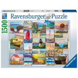 Ravensburger puzzel Coastal Collage 1500 stukjes