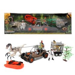 Toi Toys World of Dinosaurs Playset XL - jeep+dinos+bateau