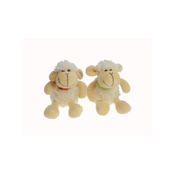 Pluche schaap soft 12cm  met sleutelring. verkrijgbaar in twee verschillende uitvoeringen jongen of meisje