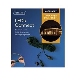 Lumineo LED's connect Couplage rallonge d'éclairage extérieur vert 2000cm