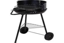 BBQ Barbecue Half Open Op Wielen 43 Cm