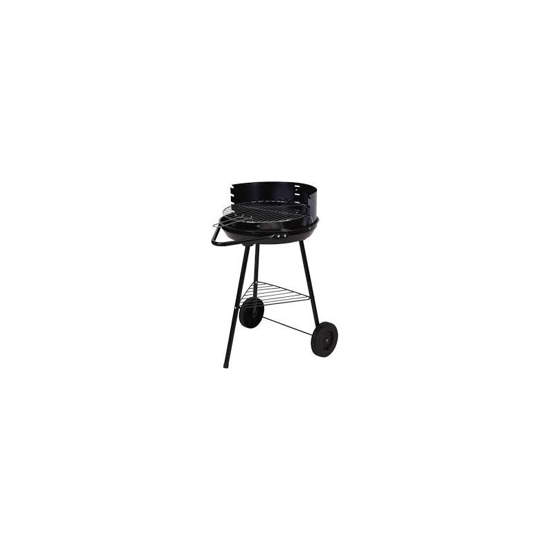 BBQ Barbecue Half Open Op Wielen 43 Cm