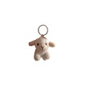 Porte-clés Agneau peluche blanc 9x5cm