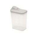 Keeeper Strooibus 1,5L 11,5x7x21cm wit/transparant