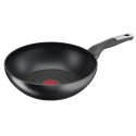 Tefal Unlimited Wokpan 28cm van aluminium met titainium coating, geschikt voor alle warmtebronnen, inclusief inductie