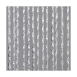 Rideau de porte Marloes 90x220cm transparent/blanc en PVC souple