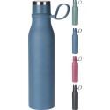 Isoleerfles RVS met lus 500ml dubbelwandig Ø6,5x23cm