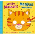 Deltas Kleur- en knutselpret - vrolijke maskers (4+)