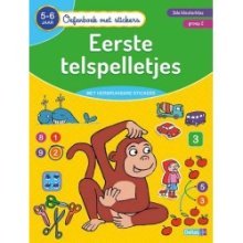 Cahier d'exercices avec autocollants - premiers jeux de comptage 5-6 ans