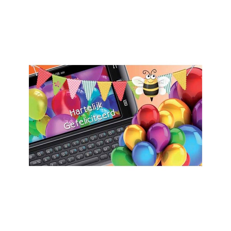 Cadeau-enveloppen ballon pak a 10 stuks