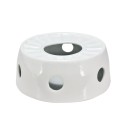 Réchaud porcelaine Ø14cm blanc