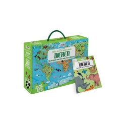 Rebo Animaux - puzzle 200 pièces et livre