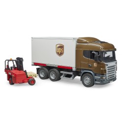 Bruder Scania vrachtwagen met vorkheftruck