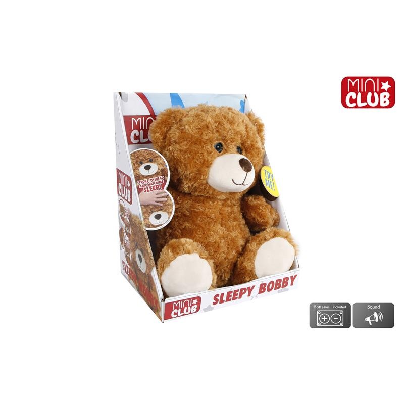 Mini Club Interactieve Beer Sleepy Bobby Pluche 34cm