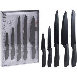 Set de couteaux 5 pcs noir