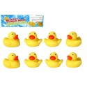 Canards en caoutchouc 6cm lot de 8 pièces