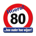 huldeschild 80 jaar