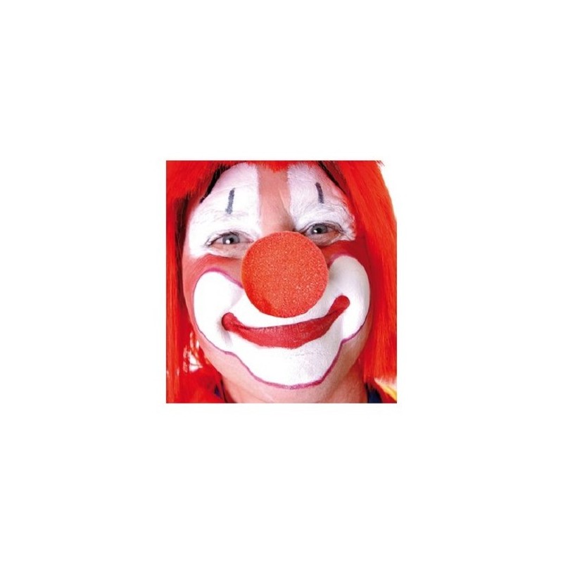 Nez de clown en caoutchouc mousse Pack/12