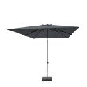 Parasol MORAIRA PUSH-UP carré 230x230cm avec fonction inclinaison gris