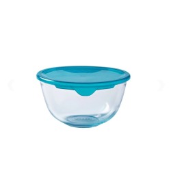 Pyrex PREP & STORE Bol mélangeur avec couvercle Ø14x8cn - 500ml - Verre borosilicate