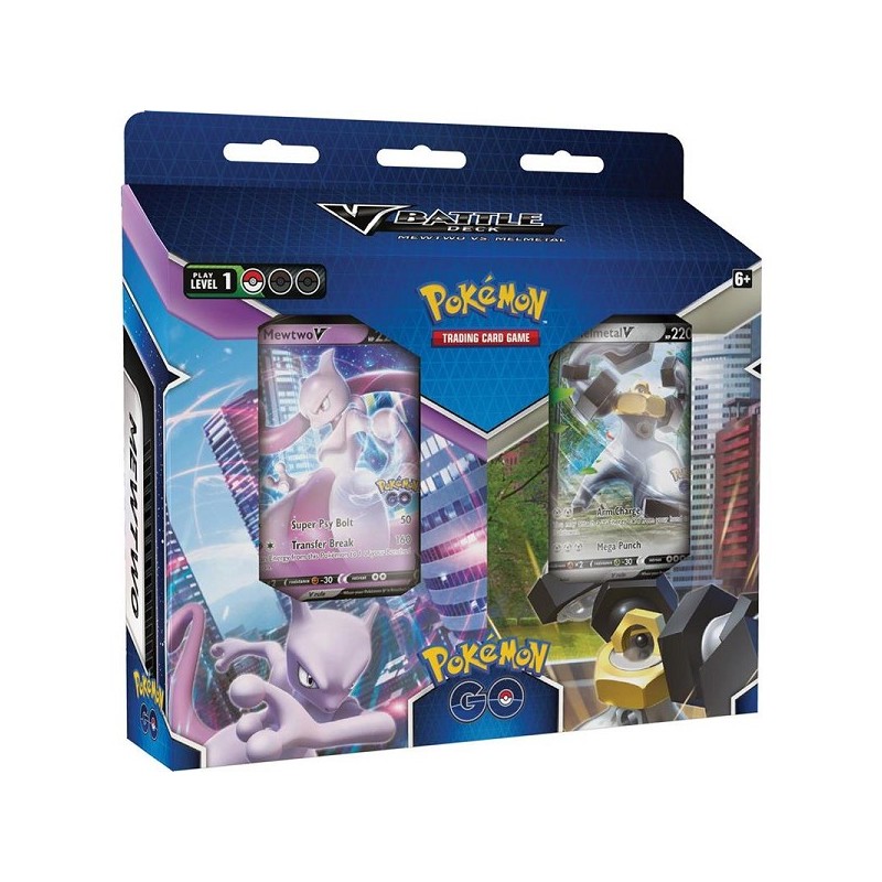 Pack de decks de combat Pokémon TCG GO Mewtwo V Melmetal V