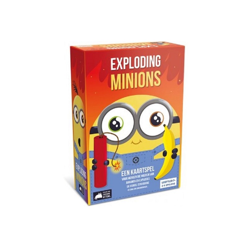 Exploding Kittens Jeu de cartes Exploding Minions NL