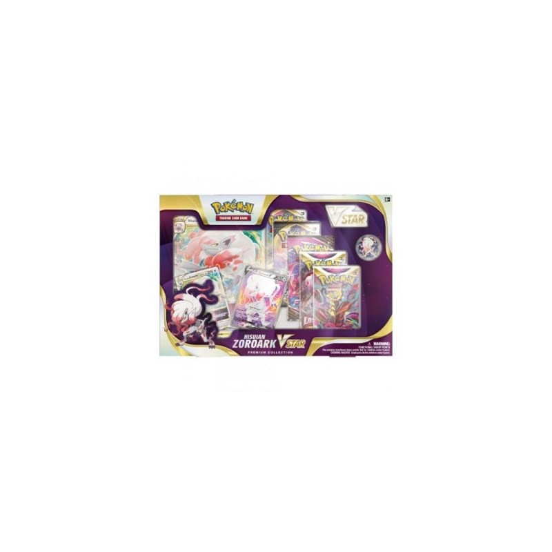 Pokémon TCG Hisuian Zoroark Vstar Premium Collection Box