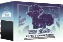 Boîte d'entraînement d'élite Épée et Bouclier du JCC Pokémon Argent Tempête