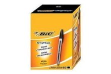 Bic boîte de 50 stylos Cristal noir