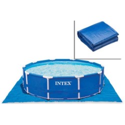 Intex grondzeil vierkant 472x472cm voor onder het zwembad