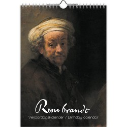 Calendrier d'anniversaire Rembrandt A4