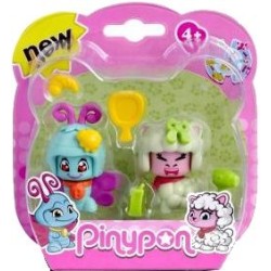 Pinypon Play figure animal papillon et mouton