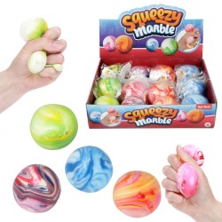 Toi Toys Knijpbal Squeezy Marble super soepel Ø6cm