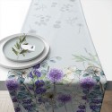 Ambiente Chemin de table Lunaria vert 40x150cm 100% Coton