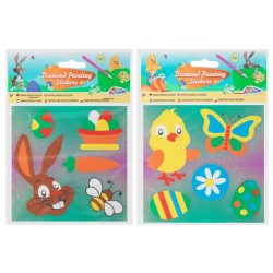 Grafix Diamond Painting Stickers Pâques 5 pièces - À partir de 5 ans