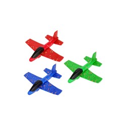 John Toy Avion en mousse 17cm