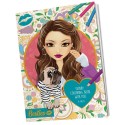 Grafix Besties Luxury Kleurboek A4 Met Folie, 24 Vel