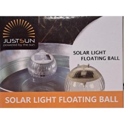 Solar Drijver Bal Met Licht Ø10cm