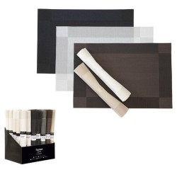 Set de table 45x30cm Uni couleur avec bordure