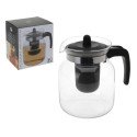 Theepot/glaskan met inzet 1,5 liter