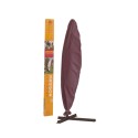 Housse de protection pour parasol gris foncé pour parasol suspendu en Dralon.