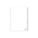 Kangaro Tabblad A4 letters 190 grams wit 23-gaats 20-delig A-Z karton