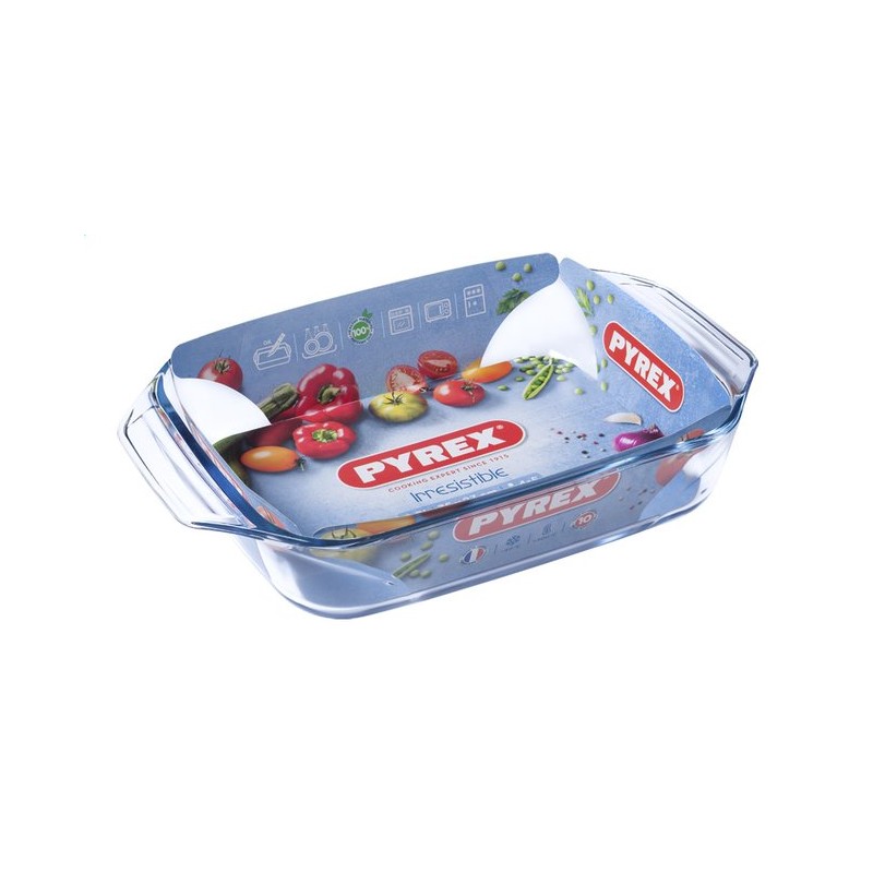 Pyrex IRRESISTIBLE Braadslede Glas 35x23x6,5cm 2,9L