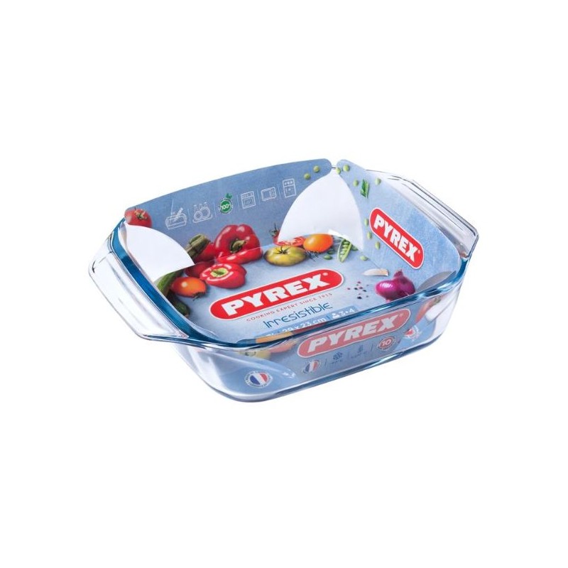 Pyrex IRRESISTIBLE Braadslede Vierkant 29x23cm (zonder Grepen 23x23cm)