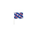 Friese vlag Zwaaivlaggetje Friesland 30x45cm  per 12stuks