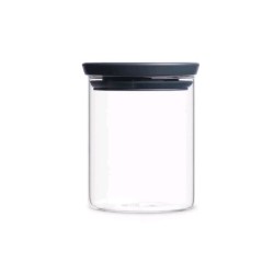 Brabantia Boîte de conservation empilable 600ml verre dia.10,4x13cm