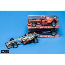 Friktie Formule 1 auto 24 cm 3 ass kleur met l&s
