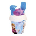 Adriatic Bucket set Frozen Ø18cm avec pelle, râteau et moules